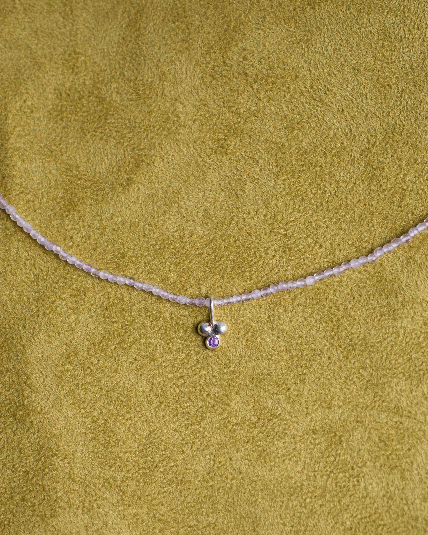 Pendente trifoglio mini argento