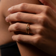 Anello oro e diamanti 