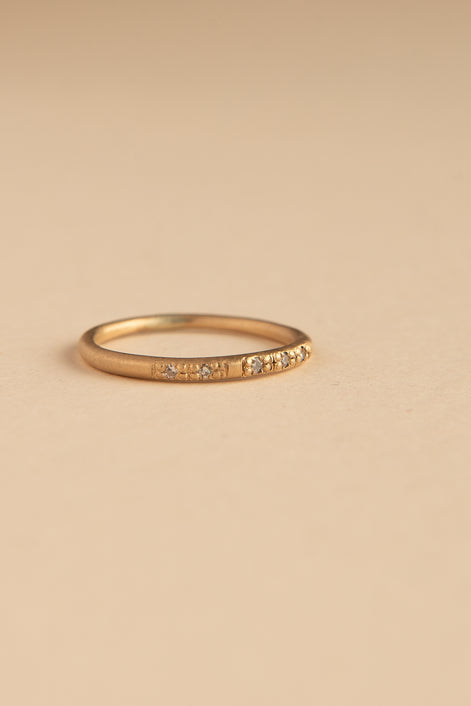 Anello oro e diamanti "Ti Amo"