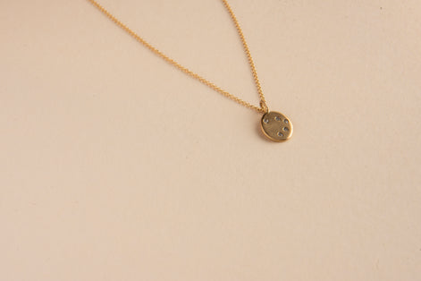 Pendente oro e diamanti "Ti Amo"