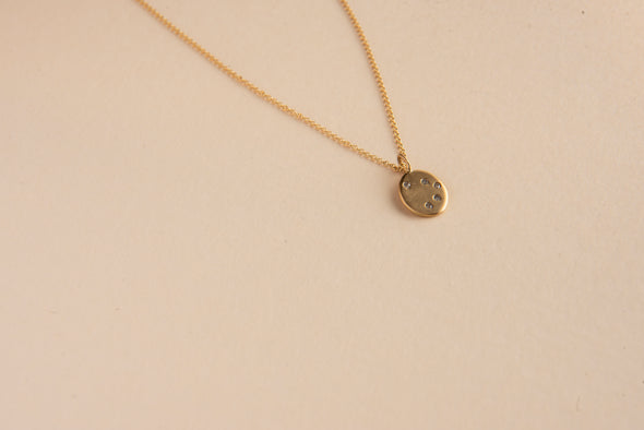 Pendente oro e diamanti "Ti Amo"